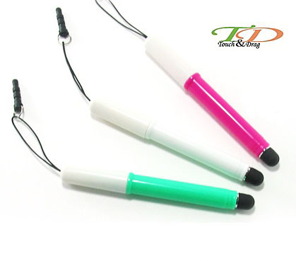 Touchndrag 스트랩형 펜텀MINI볼펜겸용정전식터치펜(Capacitive Multi Touch Pen & Ballpoint Pen)